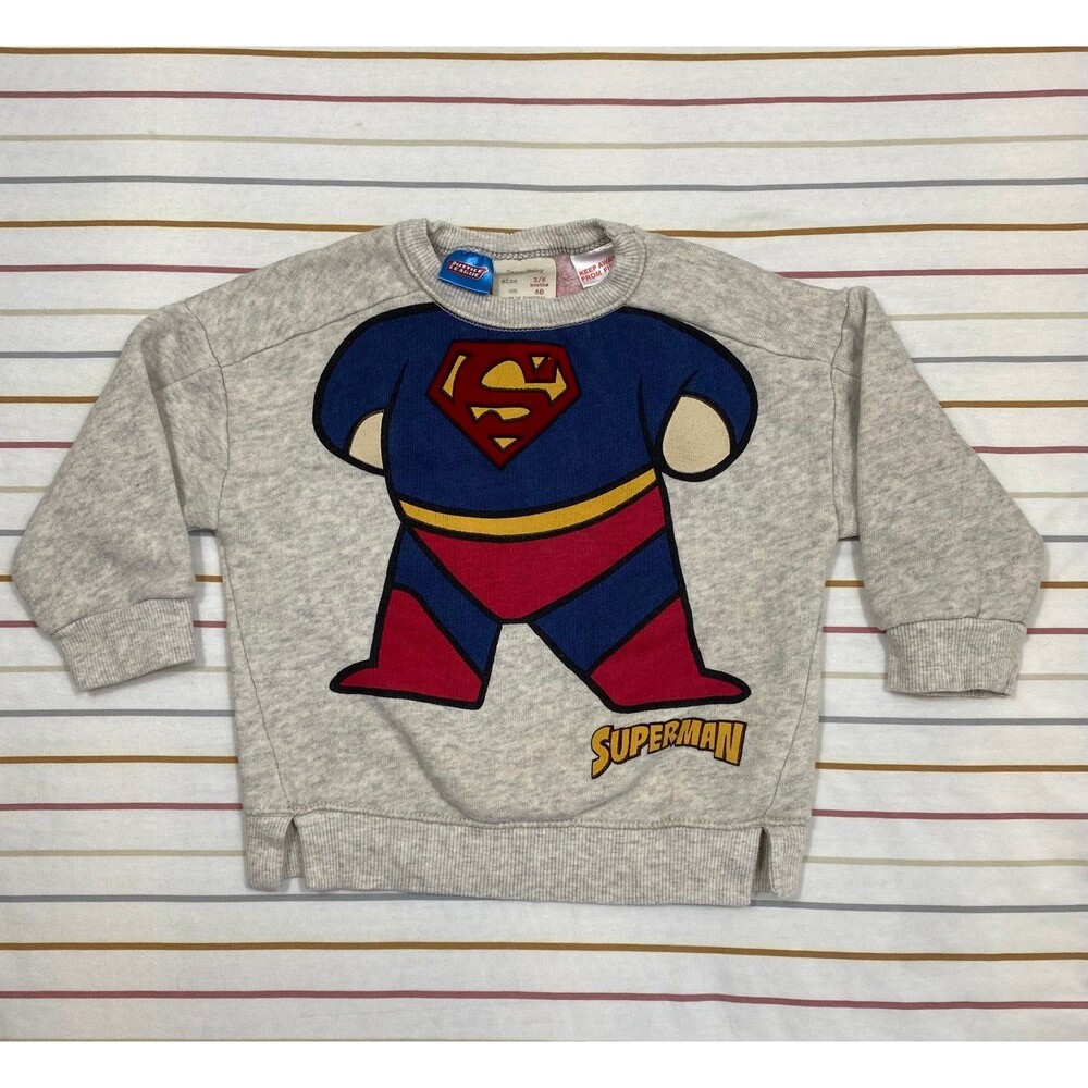 Justice League Superman Baby Sweatshirt – Size 3-6 Months